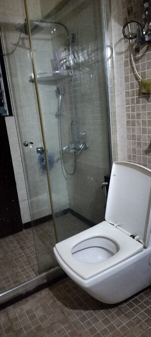 Bathroom in 3 BHK Apartment at Regency Cosmos, Baner – for Rent