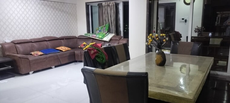 Living Room, regency-cosmos 3 Bedroom 1600 Sq.Ft. Apartment In Baner Pune 9466154