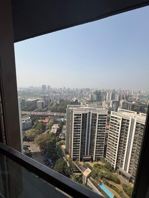 Balcony in 3 BHK Apartment at Adani Ten BKC, Bandra East – for Rent