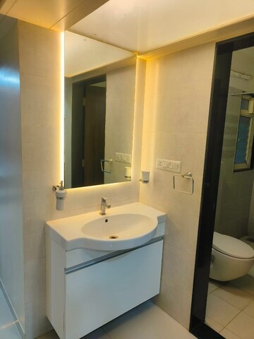 Bathroom in 2 BHK Apartment at Majestique Signature Towers, Balewadi – for Rent