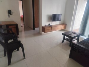 Living Room in 2 BHK Apartment at Lodha Amara, Kolshet Road – for Rent