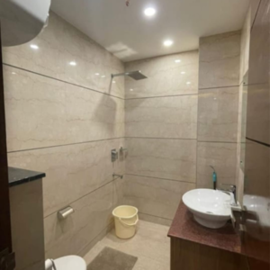 Bathroom in 1 RK Independent House at Lajpat Nagar I – for Rent