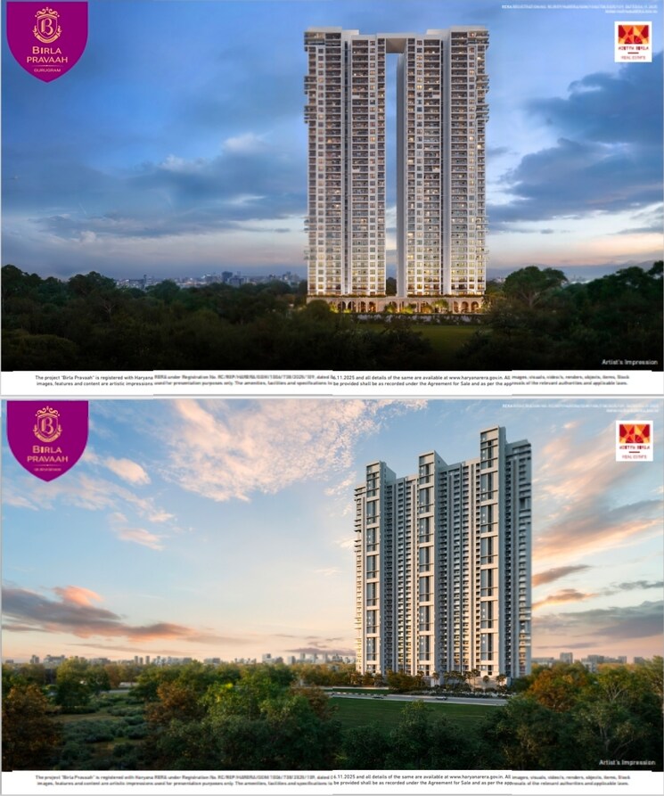 Exterior View, birla-pravaah 3 Bedroom 2450 Sq.Ft. Apartment In Sector 71 Gurgaon 9466244