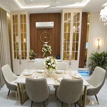 Dining area in 3 BHK Apartment at Vip Road – for Sale