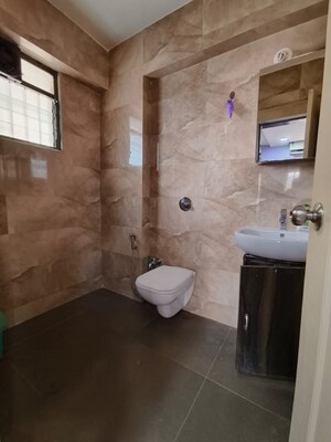 Bathroom in 2 BHK Apartment at Soham Tropical Lagoon, Ghodbunder Road – for Rent