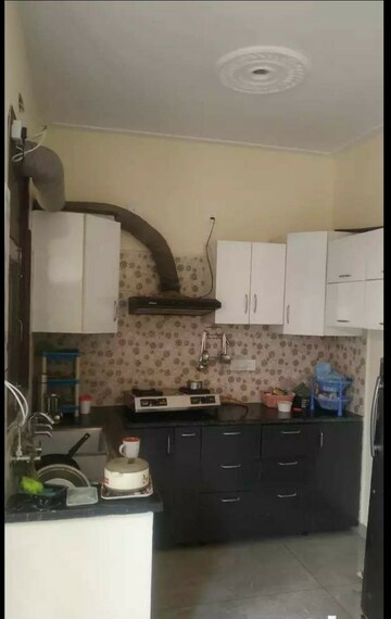 Kitchen in 1 BHK Builder Floor at Dhakoli – for Rent