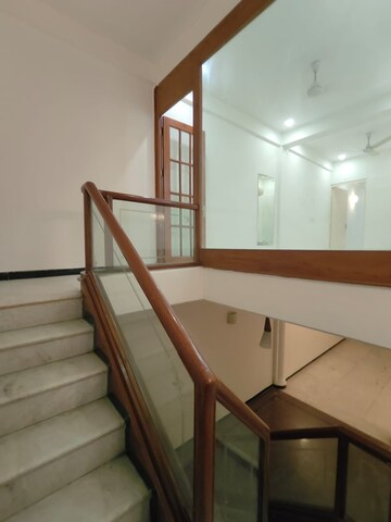 Staircase in 3 BHK Builder Floor at Greater Kailash – for Rent