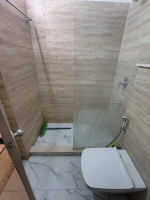 Bathroom in 3 BHK Builder Floor at Greater Kailash – for Rent