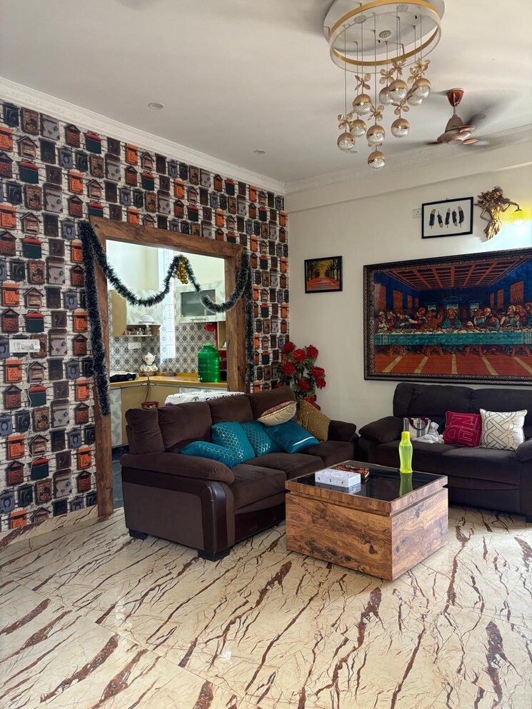 Living Room, godrej-woodsman-estate 2 Bedroom 1429 Sq.Ft. Apartment In Hebbal Bangalore 9466432