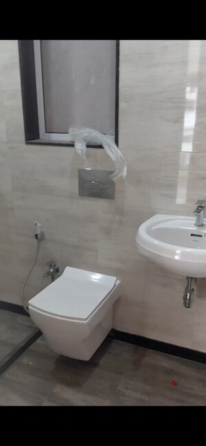 Bathroom in 1 BHK Apartment at Keytech Jiten CHS, Andheri West – for Rent