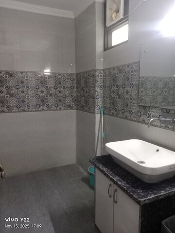 Bathroom in 4 BHK Builder Floor at Ashoka Enclave 3, Sector 35 – for Rent