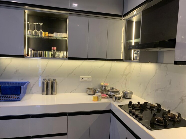 Kitchen, omaxe-residency-ii 3.5 Bedroom 1100 Sq.Ft. Apartment In Gomti Nagar Lucknow 9466546