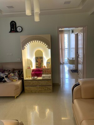 Living Room in 3.5 BHK Apartment at Omaxe Residency II, Gomti Nagar – for Rent