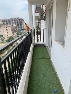 Balcony in 3.5 BHK Apartment at Omaxe Residency II, Gomti Nagar – for Rent