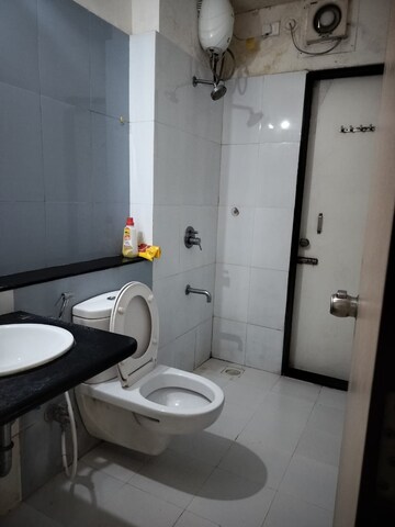 Bathroom in 1 BHK Apartment at Paranjape Blue Ridge, Hinjewadi – for Rent