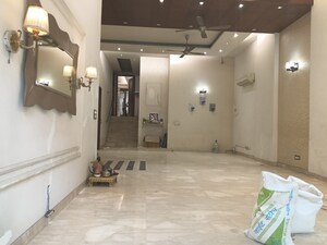 Bathroom in 4 BHK Builder Floor at Pamposh Enclave – for Rent