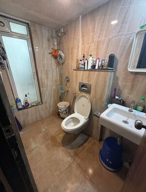 Bathroom in 1 BHK Apartment at Lodha Amara, Kolshet Road – for Rent
