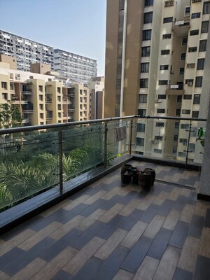 Balcony in 3 BHK Apartment at Park Grandeur, Baner – for Rent
