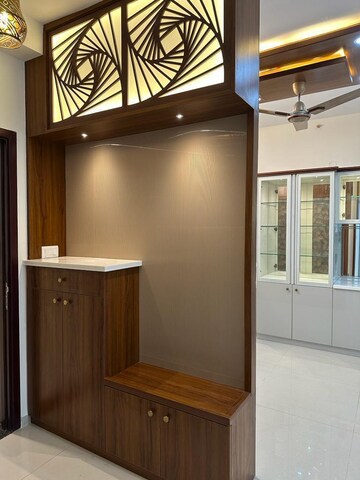 Furnished Amenities in 3 BHK Apartment at L&T Raintree Boulevard, Hebbal – for Rent