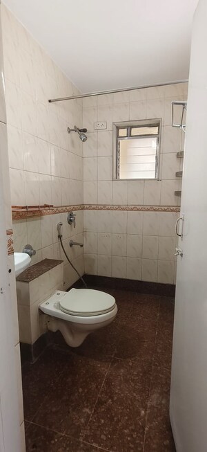 Bathroom in 3 BHK Apartment at Swami Tower, Chembur – for Rent