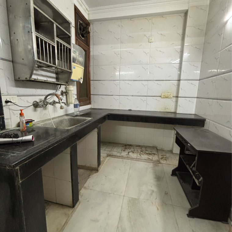 Kitchen, malviya nagar 2 Bedroom 1000 Sq.Ft. Builder Floor In Malviya Nagar Delhi 9466786