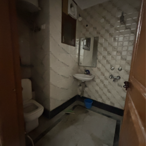 Bathroom in 2 BHK Builder Floor at Malviya Nagar – for Rent