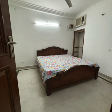 Bedroom in 2 BHK Builder Floor at Malviya Nagar – for Rent