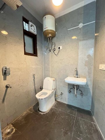 Bathroom in 2 BHK Builder Floor at Saket – for Rent