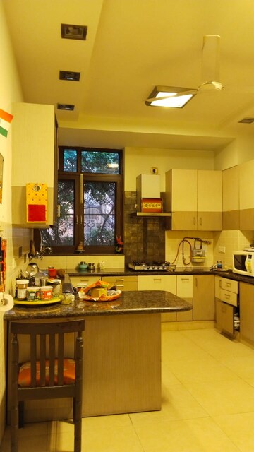 Kitchen in 3 BHK Builder Floor at Safdarjung Enclave – for Rent