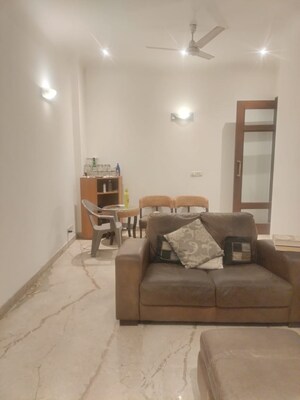 Living Room in 3 BHK Builder Floor at Gulmohar Park – for Rent