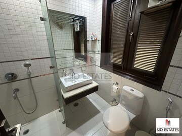 Bathroom in 4 BHK Builder Floor at Anand Lok – for Rent