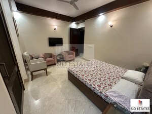 Bedroom in 4 BHK Builder Floor at Anand Lok – for Rent