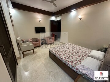 Bedroom in 4 BHK Builder Floor at Anand Lok – for Rent