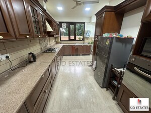 Balcony in 4 BHK Builder Floor at Anand Lok – for Rent