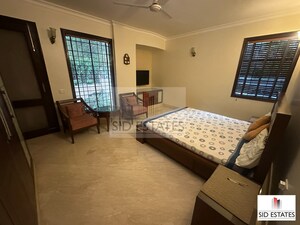 Bedroom in 4 BHK Builder Floor at Anand Lok – for Rent