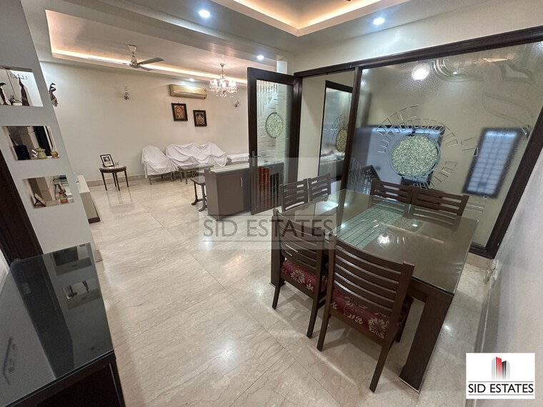 Living Room, anand lok 4 Bedroom 400 Sq.Yd. Builder Floor In Anand Lok Delhi 9466866