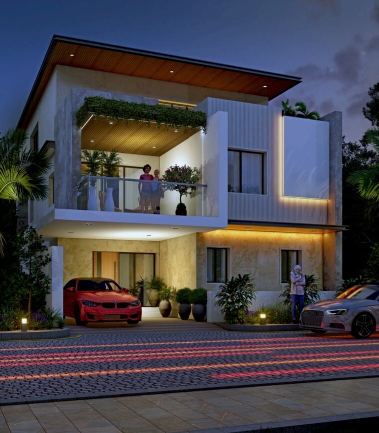 Exterior View, kollur 4 Bedroom 3200 Sq.Ft. Villa In Kollur Hyderabad 9466877