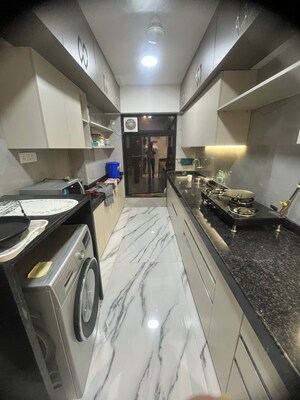 Kitchen in 3 BHK Apartment at Vile Parle West – for Rent