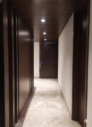 Staircase in 4 BHK Builder Floor at Greater Kailash I – for Rent