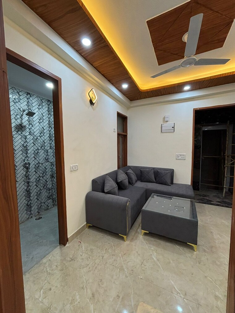 Living Room, freedom fighters enclave 1 Bedroom 450 Sq.Ft. Builder Floor In Freedom Fighters Enclave Delhi 9466921
