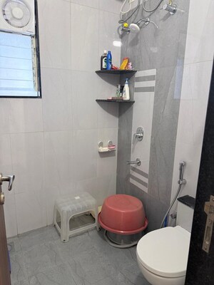 Bathroom in 3 BHK Apartment at Anand Park Aundh, Aundh – for Rent