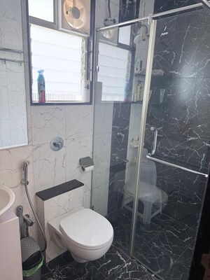 Bathroom in 3 BHK Apartment at Anand Park Aundh, Aundh – for Rent