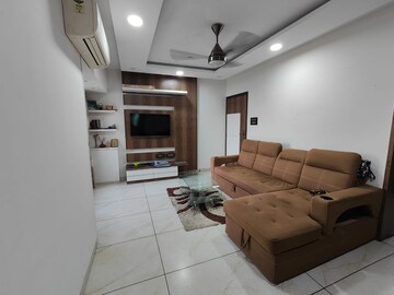 Living Room in 2 BHK Apartment at Rattan Icon, Seawoods Sector 50 – for Rent