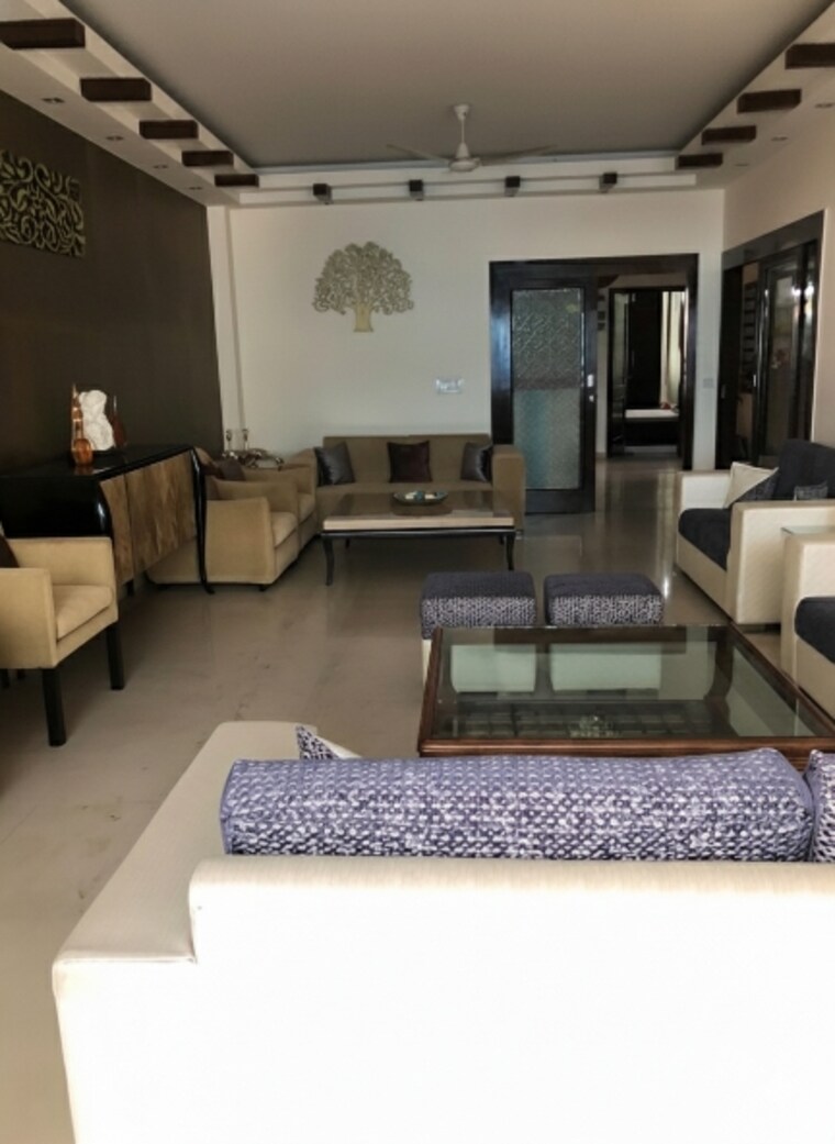 Living Room, greater kailash i 4 Bedroom 3900 Sq.Ft. Builder Floor In Greater Kailash I Delhi 9467020