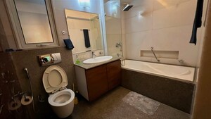 Attached Bathroom in 3.5 BHK Builder Floor at Greater Kailash ii – for Rent