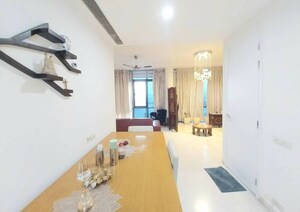 Living Room in 4 BHK Penthouse at Krisumi Waterfall Residences, Sector 36a – for Rent