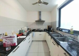 Kitchen in 4 BHK Penthouse at Krisumi Waterfall Residences, Sector 36a – for Rent