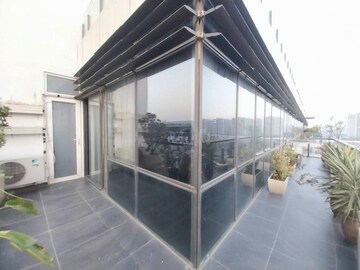 Balcony in 4 BHK Penthouse at Krisumi Waterfall Residences, Sector 36a – for Rent