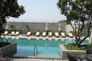 Swimming Pool in 4 BHK Penthouse at Krisumi Waterfall Residences, Sector 36a – for Rent