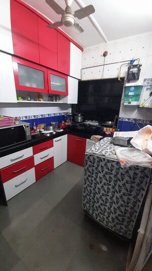 Kitchen in 1 BHK Apartment at Shiv Srushti CHS Kalwa, Kalwa – for Sale